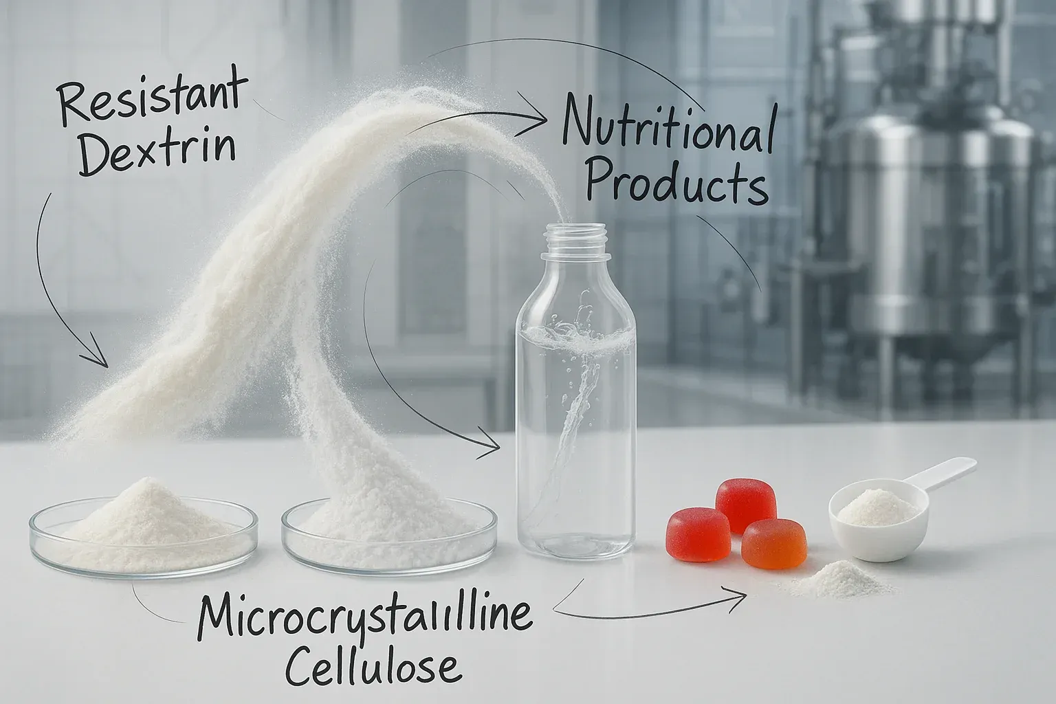 Califique el MCC chino y la dextrina resistente sin riesgo de reformulación