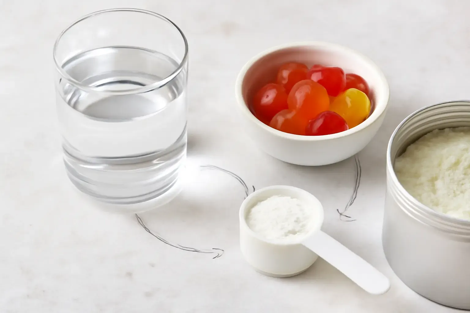 Aplicaciones de la fibra dietética soluble en bebidas y gomitas