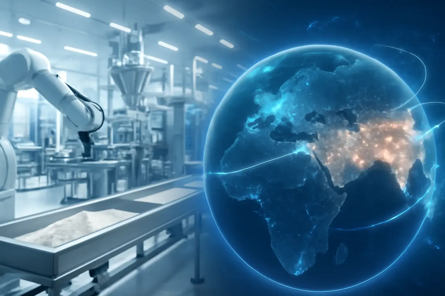 Automatisierte Herstellung und globale Beschaffung von resistentem Dextrin