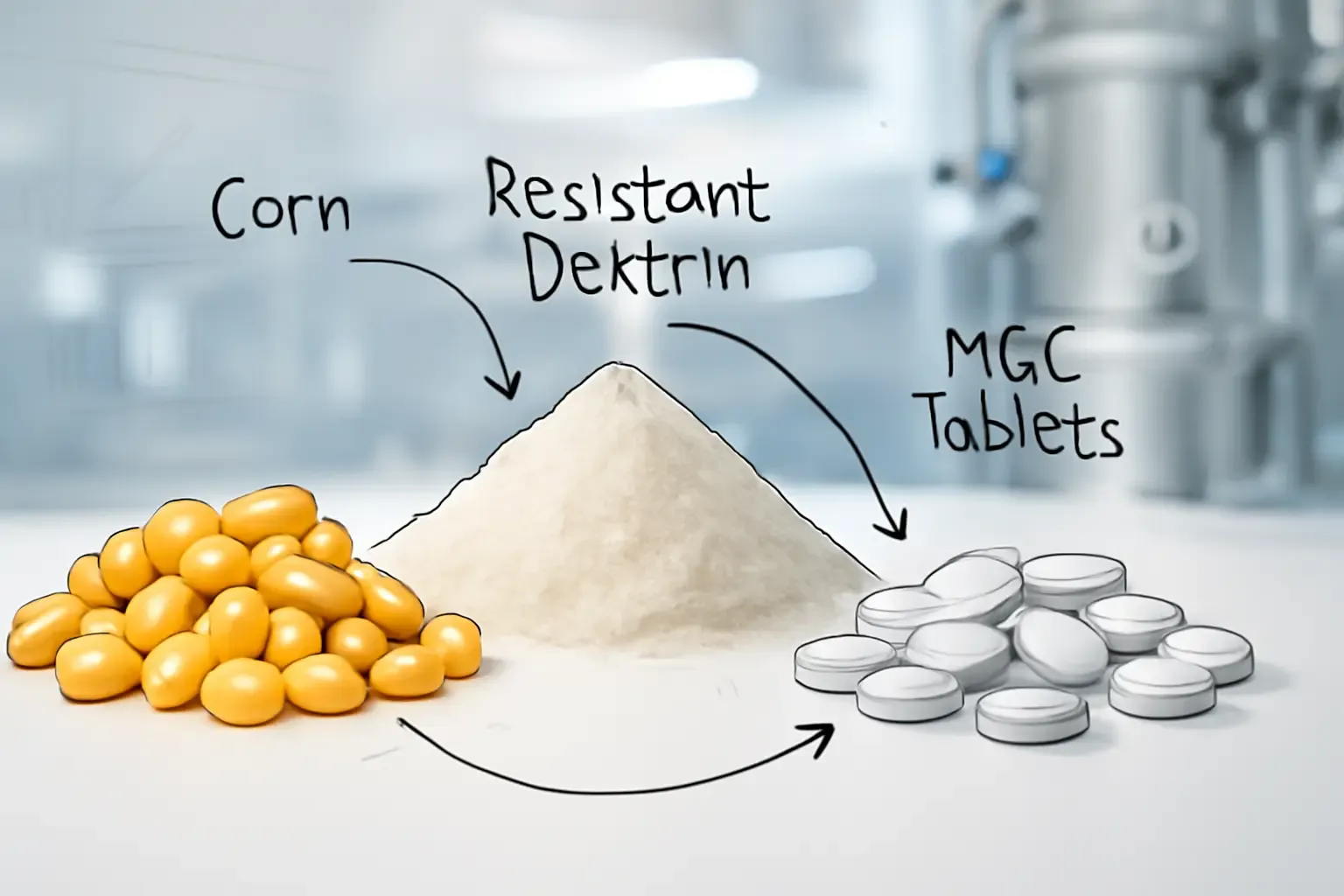 Beschaffungslandschaft für Funktionsfasern wie resistentes Dextrin und MCC aus China im Jahr 2026